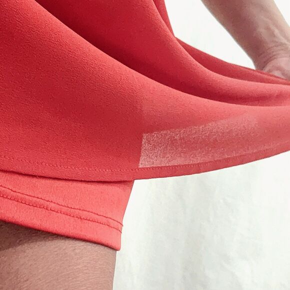 Orange Red Lace Mini Dress ONE CLOTHING Sz SMALL - Picture 10 of 11